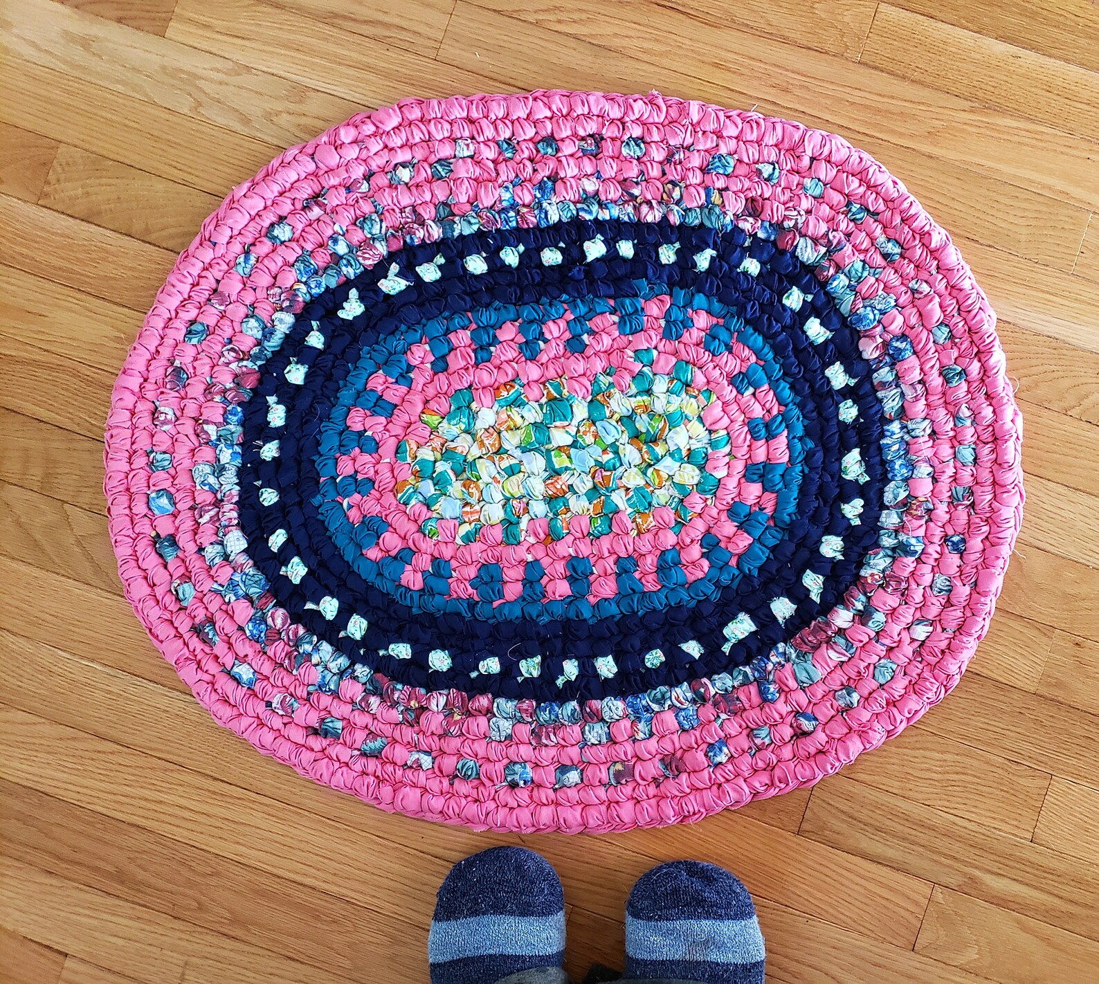 Oval Swedish Braid Rag Rug for Everyday Use Etsy
