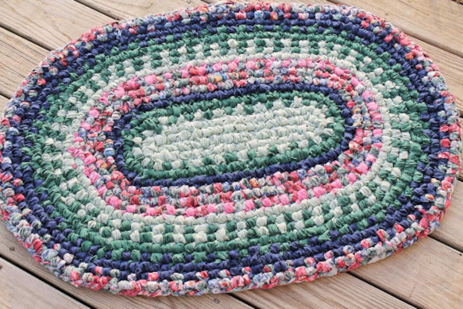 PDF Tutorial Oval Swedish Braid Rag Rug aka Double Toothbrush Etsy