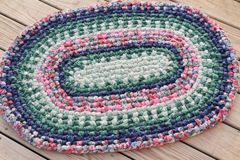 PDF Tutorial Oval Swedish Braid Rag Rug Aka Double Toothbrush Etsy