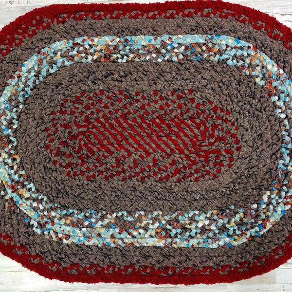 Wool Braided Rug Etsy