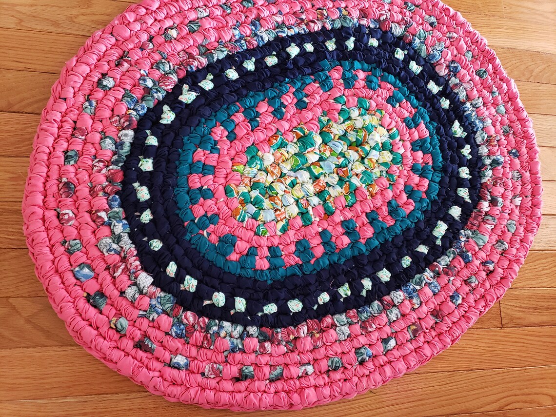 Oval Swedish Braid Rag Rug for Everyday Use Etsy
