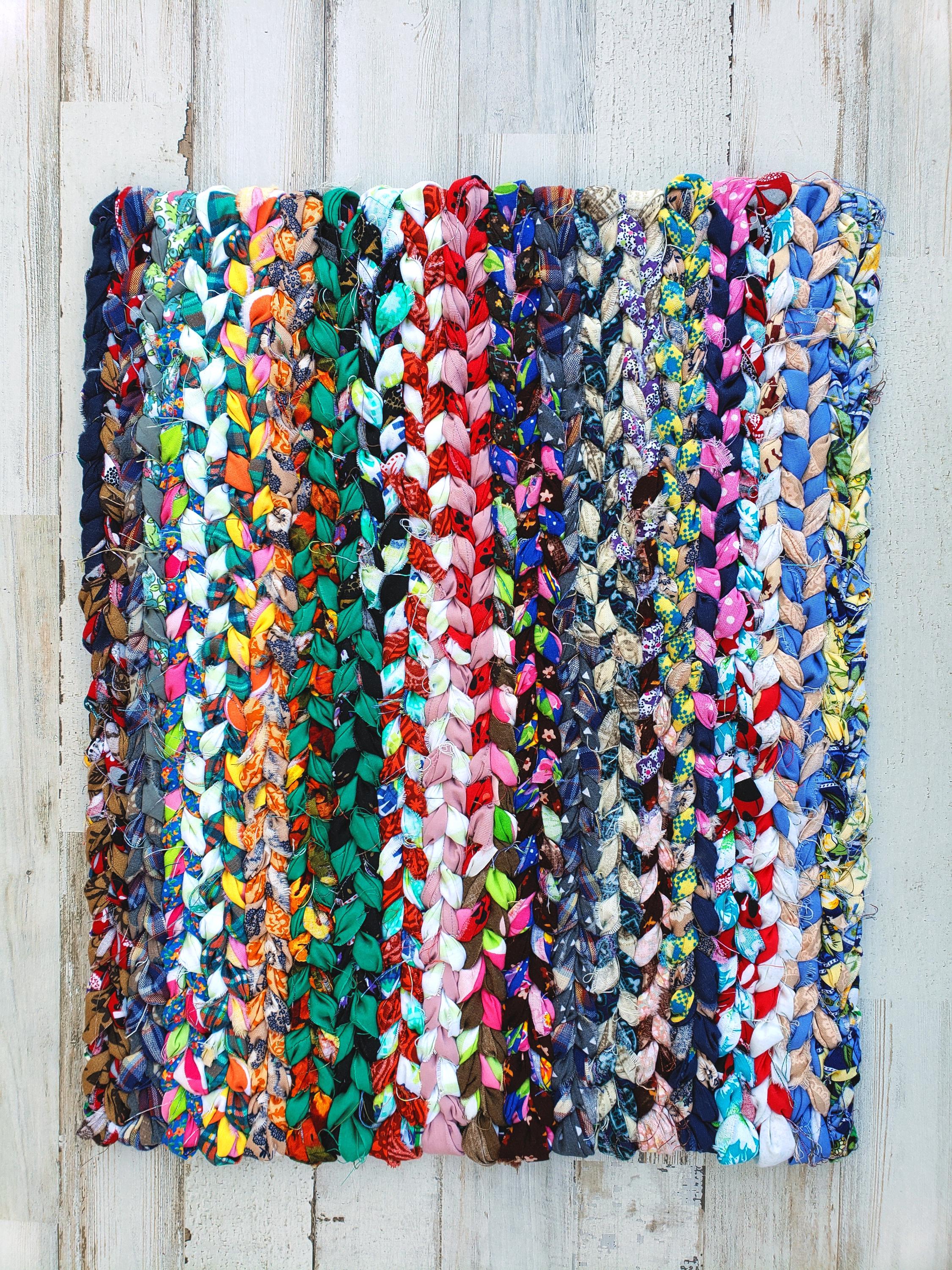 KANDYTOWN RAG ラグマット Twined Rag Rug Mat 13 X 16 - Etsy