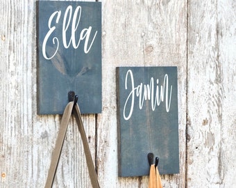 Rustic Hook, Coat Hook, Purse Hook, Towel Hook, Back Pack Hooks, Kids Name Sign, Wooden Name Signs, Towel Holder, Towel Rack, Bathroom Hooks