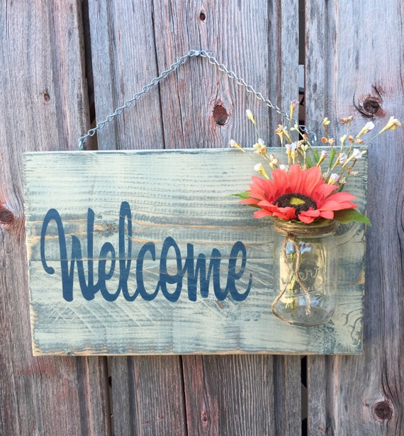 Welcome Sign For Front Door House Signs For The Home Gifts Etsy