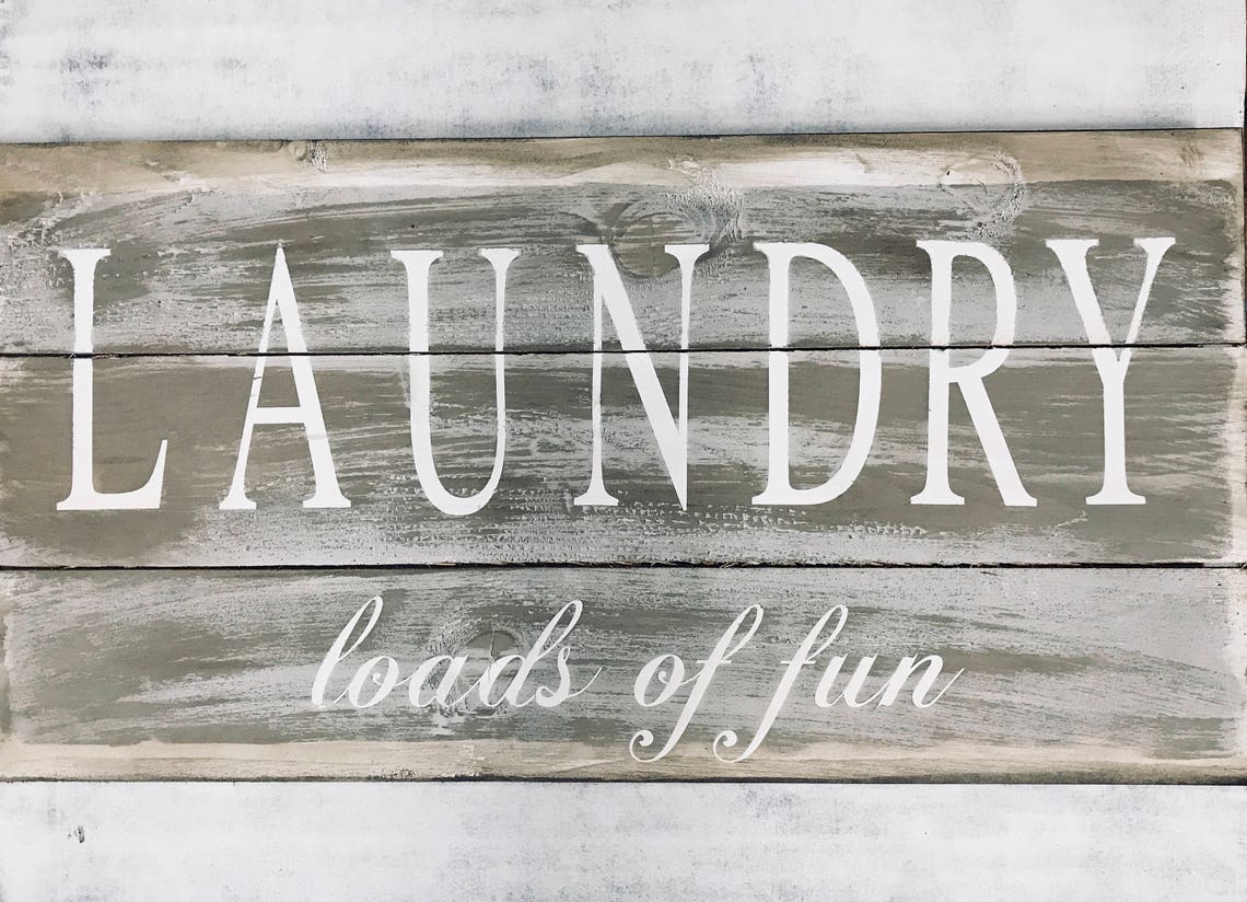 Laundry Room Sign Rustic Laundry Sign Farmhouse Sign Etsy