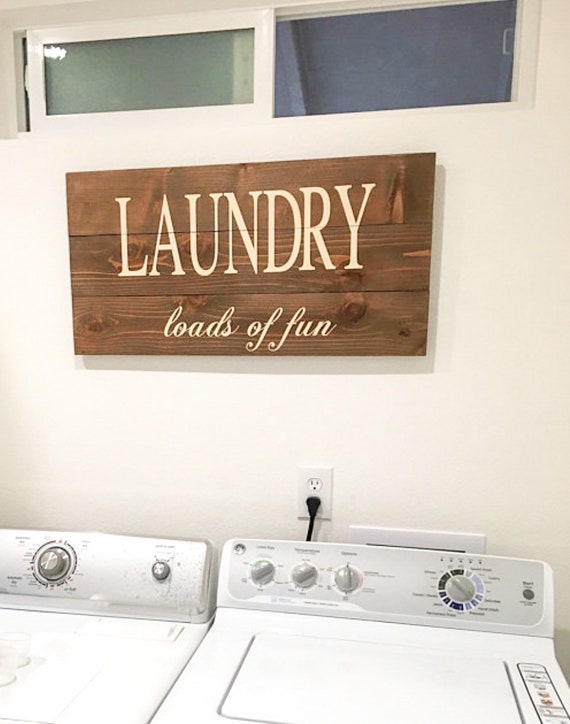 Laundry Room Loads of Fun Mud Room Decorations Laundry Sign - Etsy ...