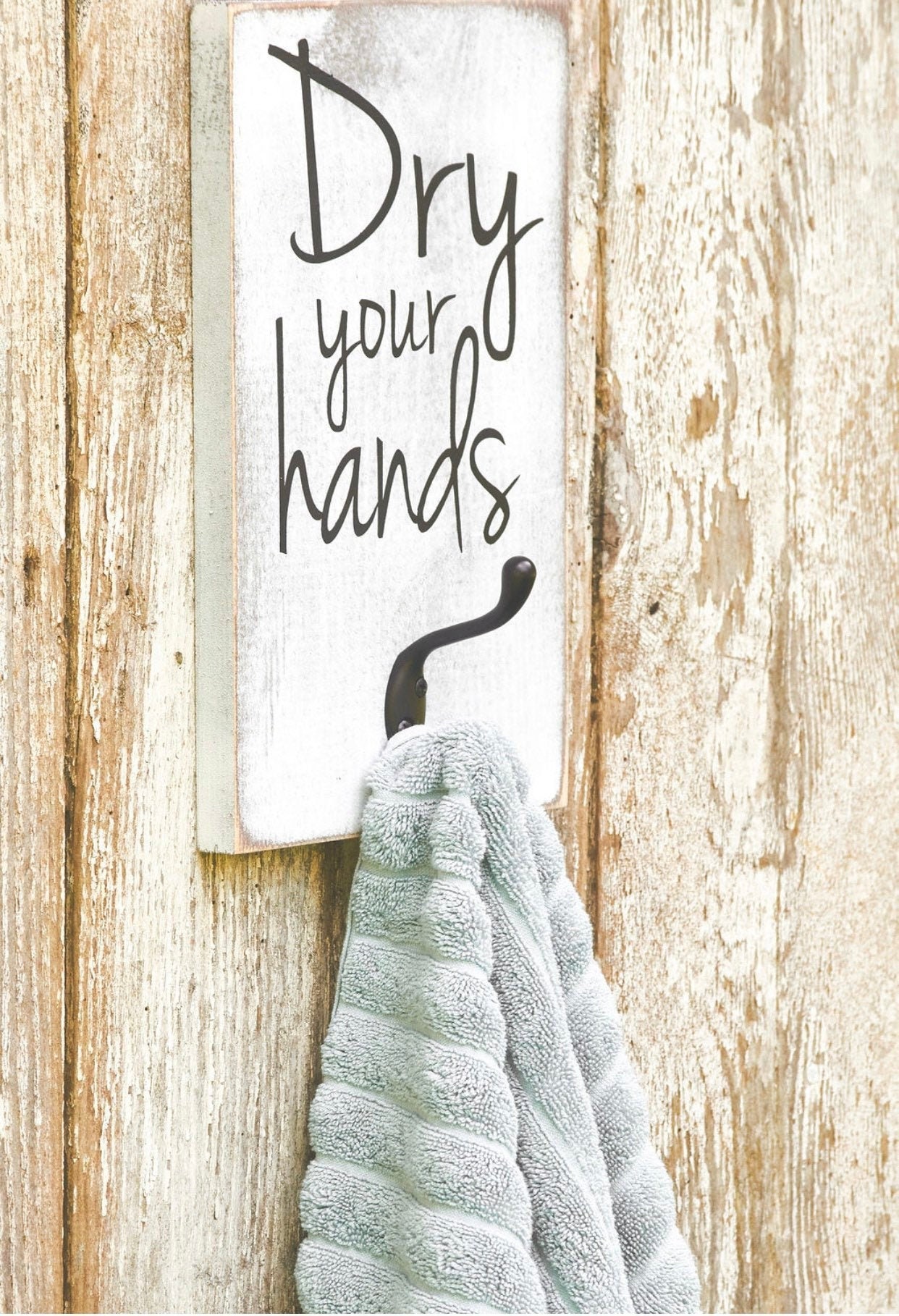 Rustic Bathroom Wall Decor Farmhouse Bathroom Sign Rustic | Etsy