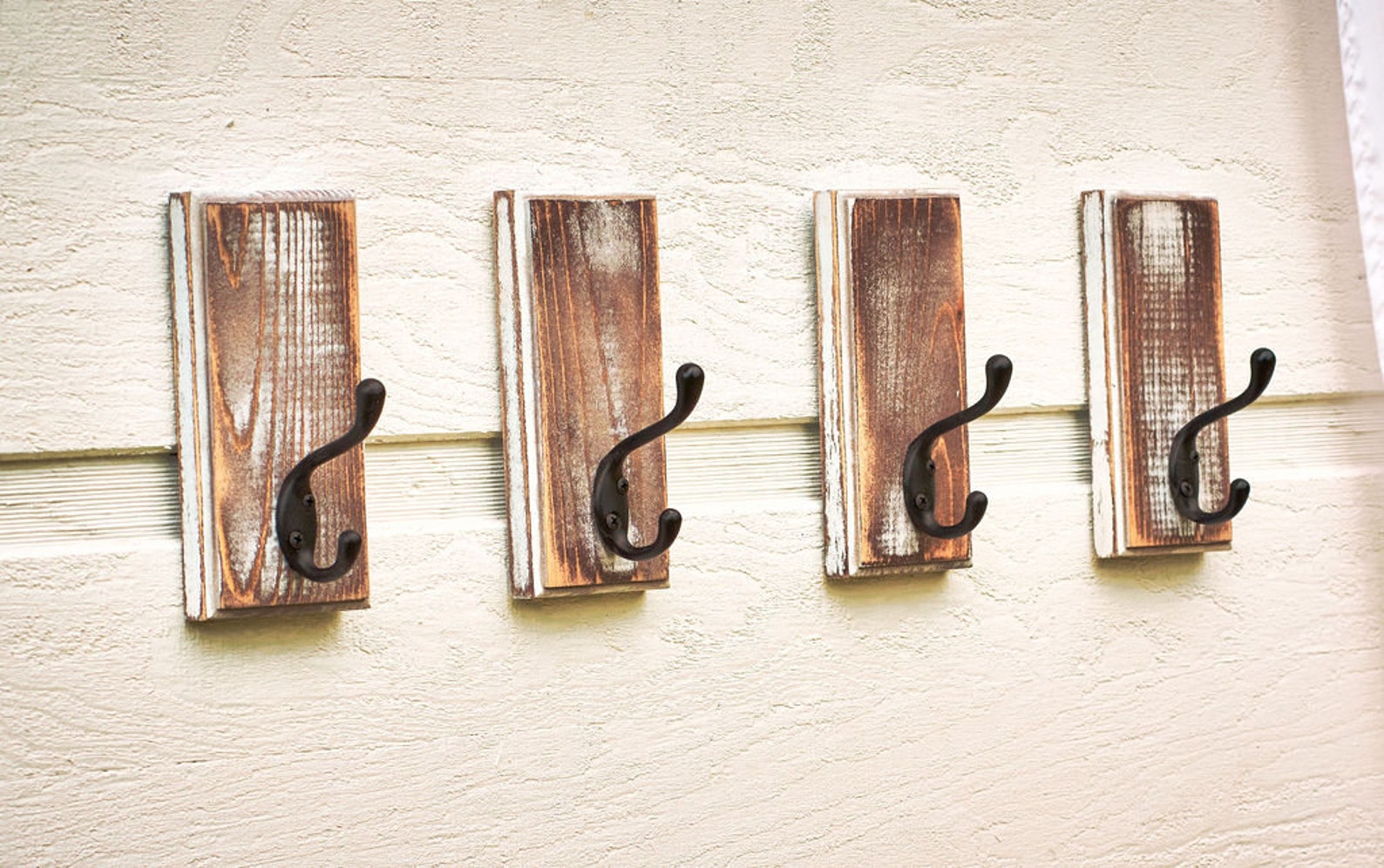 Rustic Wall Hooks Rustic Wood Wall Hooks Farmhouse Hooks for Etsy