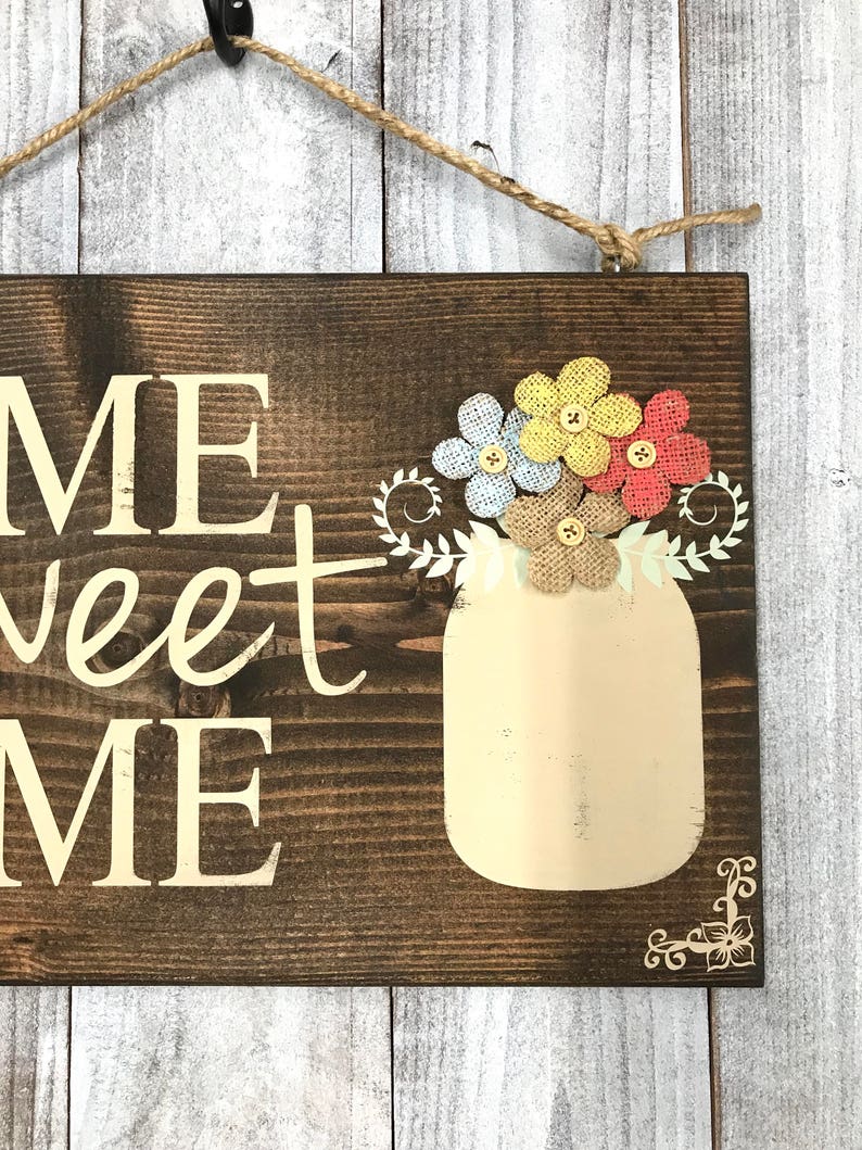 Rustic home sweet home outdoor hanging sign Front porch Etsy