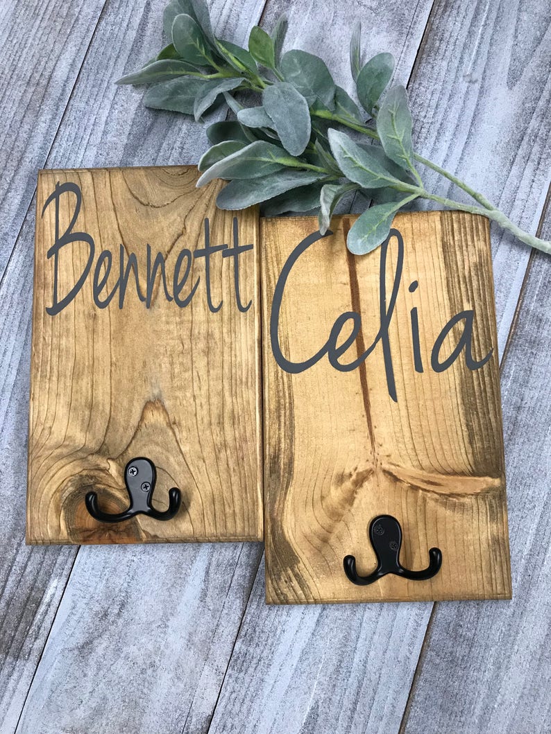 Personalized Name Hook Decorative Towel Hook Backpack hook Etsy