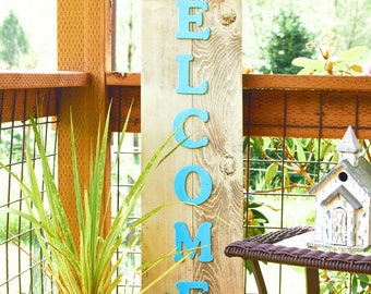 Front Porch Decor, welcome sign, Lake House entry Decor, Outdoor welcome Sign, Porch Sign Summer, Outdoor Signs, Farmhouse country decor