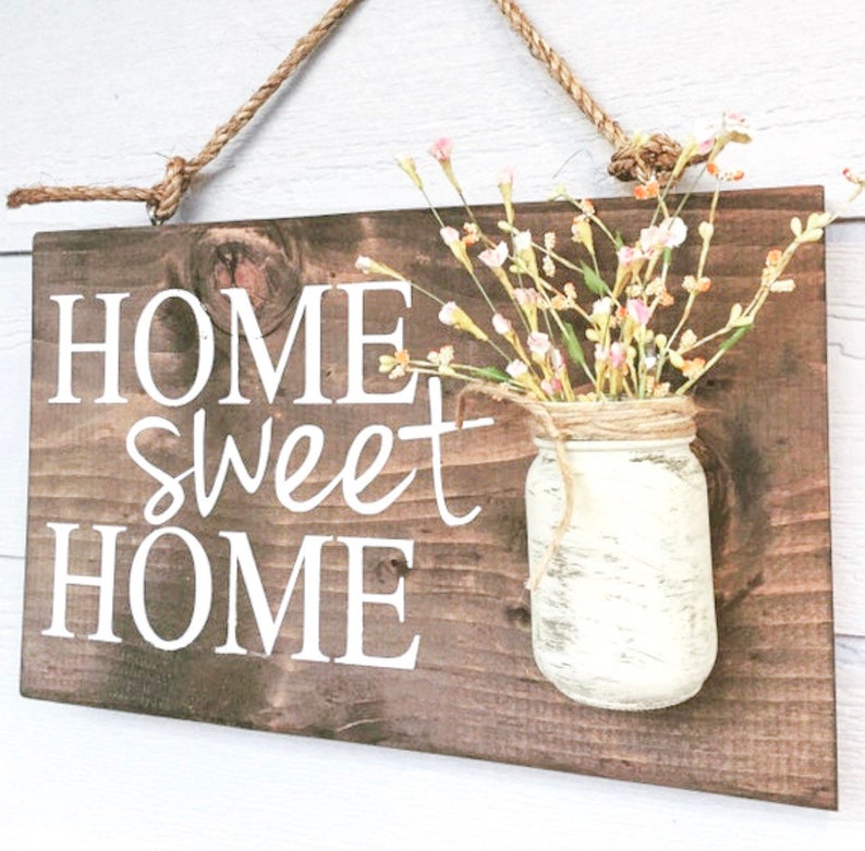 Front door house Sign, welcome sign for house, seasonal door decor, Outdoor signs for house & home, front porch wood sign image 5