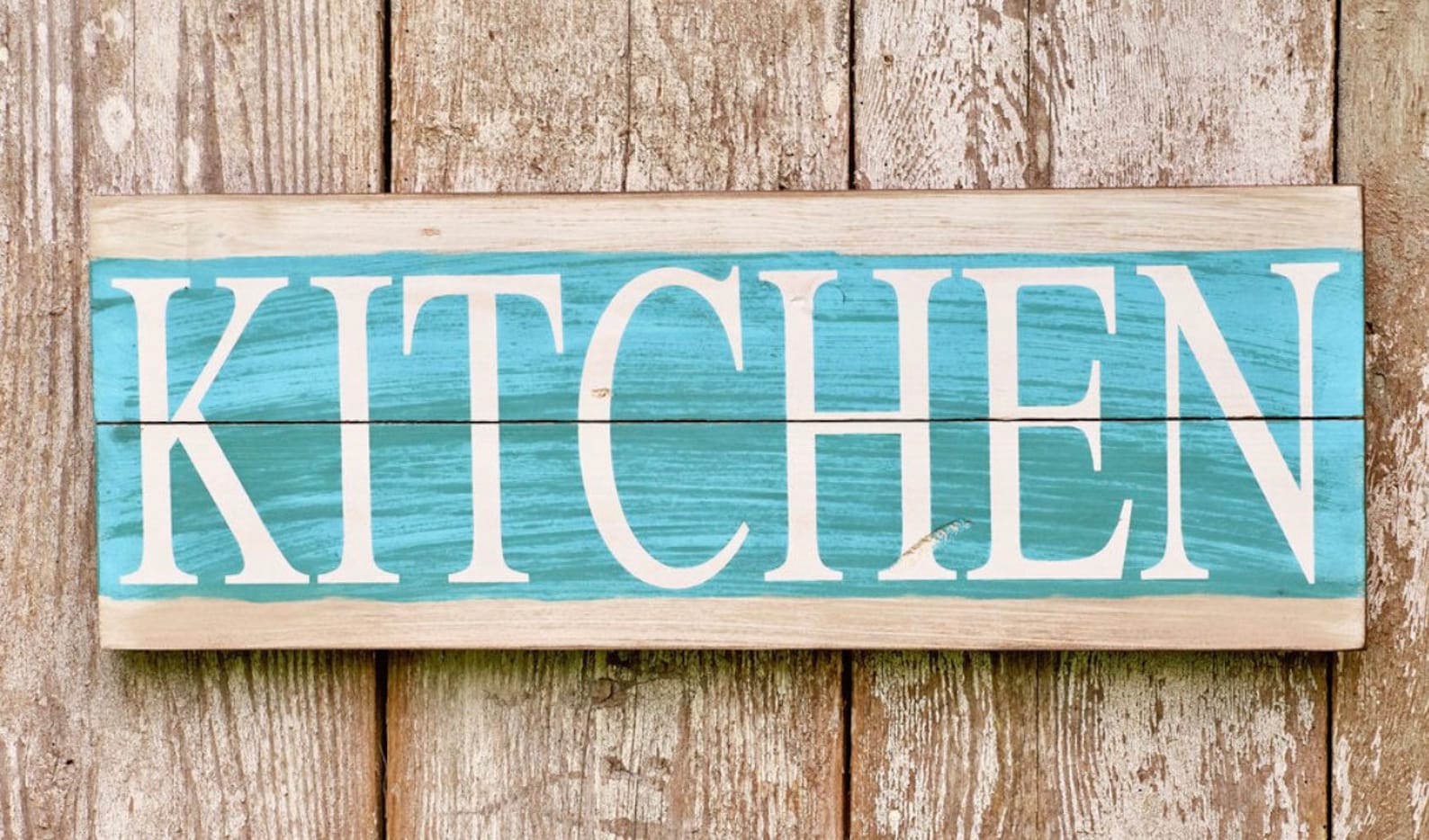 Rustic Wood Kitchen Signs Horizontal Large Kitchen Sign Etsy