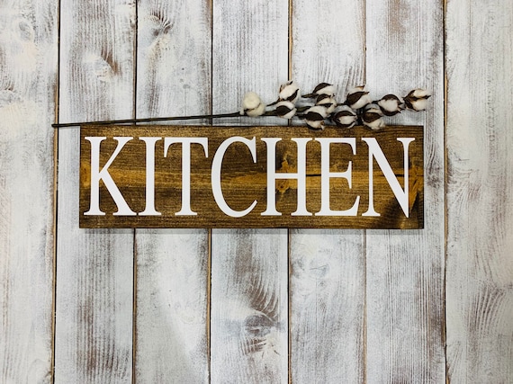 Kitchen Signs Rustic Home Decor Farmhouse Style Kitchen Wall Etsy