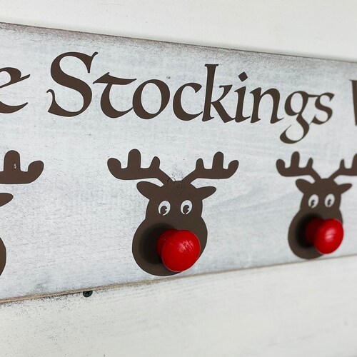 Stocking Holders Stockings Were Hung Christmas Decoration Etsy