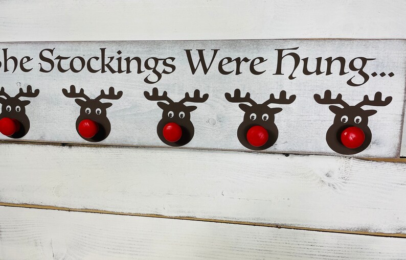Stocking Holders Stockings Were Hung Christmas Decoration Etsy