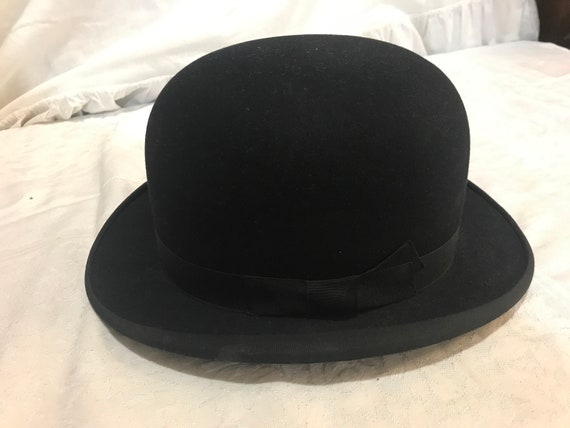 Antique Vintage 1920 Bowler Melon Mens 