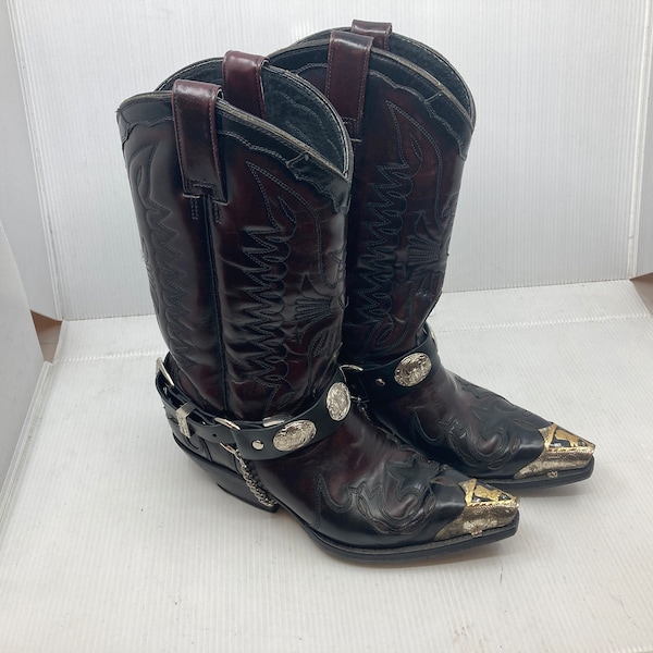 Cowboy Boot Metal Tips Etsy