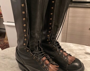 custom lineman boots