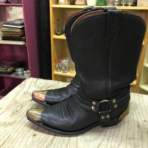 Cowboy Boot Metal Tips Etsy