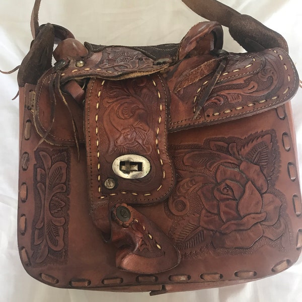 Saddle Bag Purse Etsy