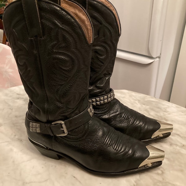 Cowboy Boot Metal Tips Etsy