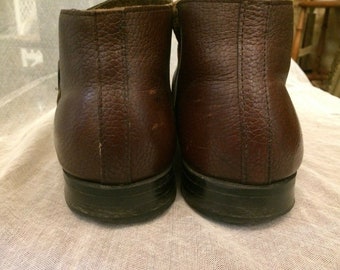 Vtg PEDWIN Square Toe Monk Strap Beatles Ankle Rockabilly  display picture 1