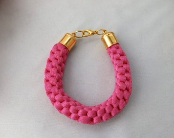 Christmas Gift, Gift For Her, Gift For Woman, Gift, Woven Bracelet, Afrocentric, Fabric Bracelet, Chunky Bracelet, Rope Bracelet, Yellow