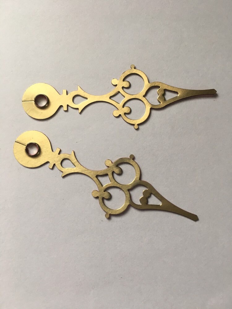 Clock hands Ornate 2 Large 3 inch Vintage Clock Parts Etsy