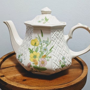 GLOEDNIEUWE vintage Sadler-theepot uit het midden van de eeuw gemaakt in Engeland