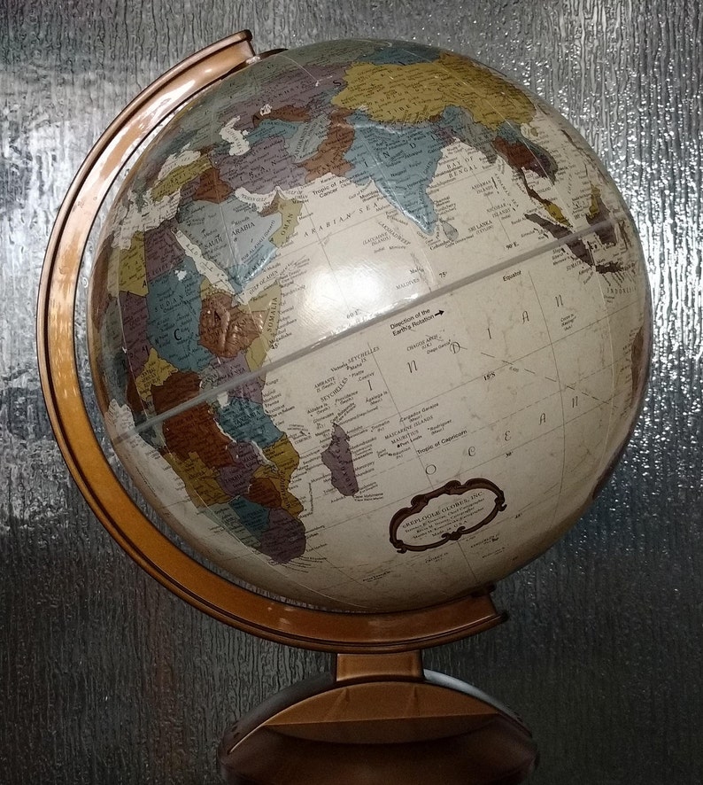 REPLOGLE 12 Inch Diameter Globe / Platinum Classic series / Etsy