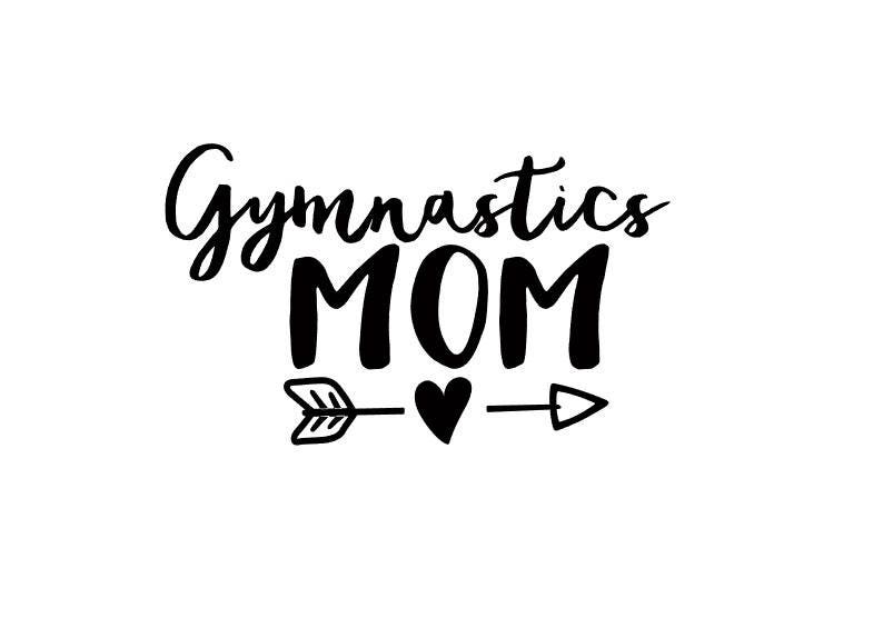 Download Gymnastics Mom Decal Gymnastics Mom Sticker Window Decal | Etsy