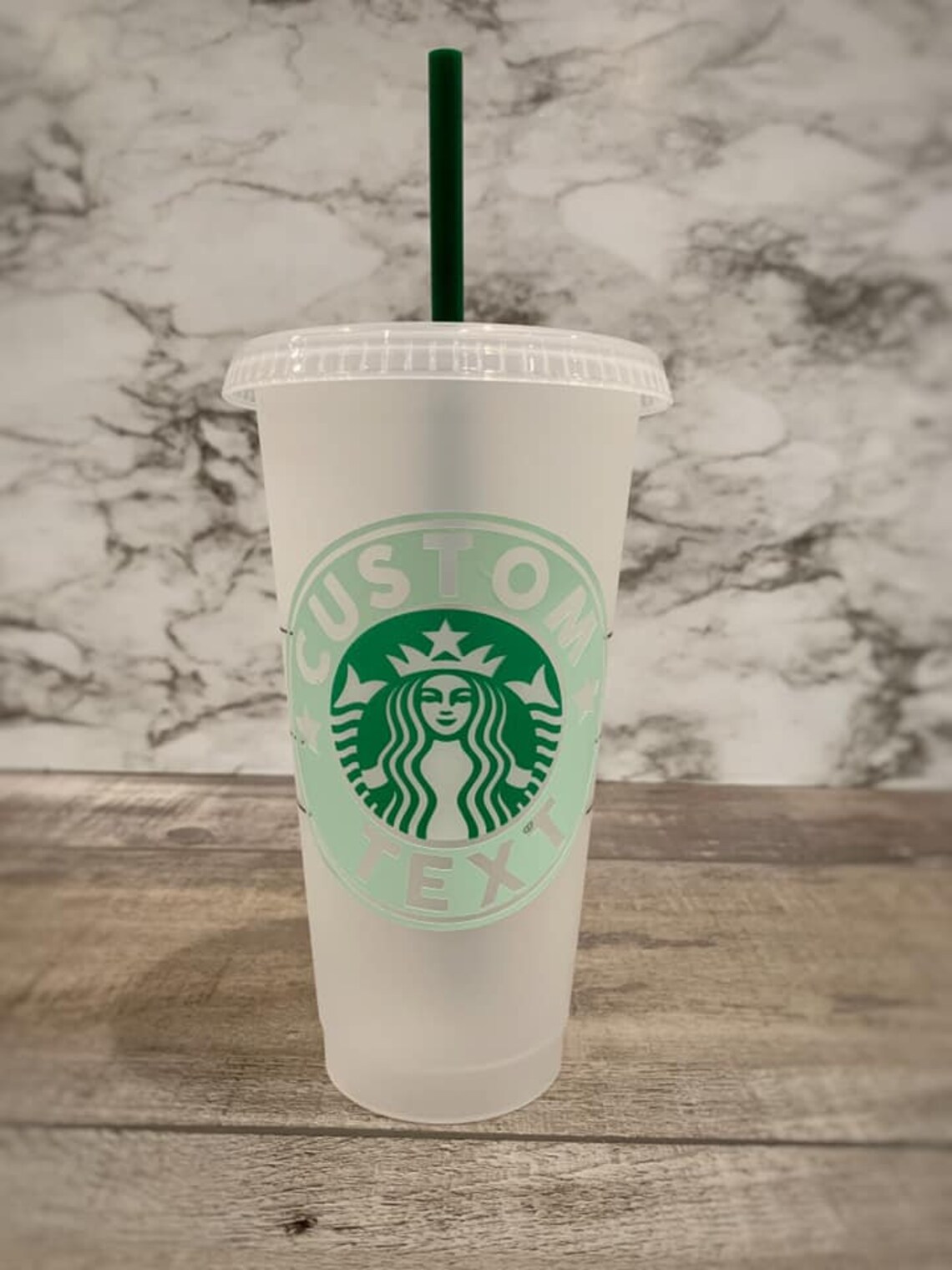 Eco Friendly Reusable Starbucks Cup with Logo Ring Cold