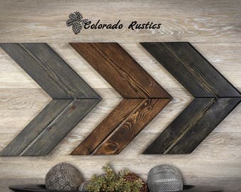 Wooden Chevron Arrows, Chevron, Gray Arrow, Rustic Wall Décor, Arrow, Wood Wall Art, Rustic Arrow, Wood Chevron, Wooden Arrow, Multi Color
