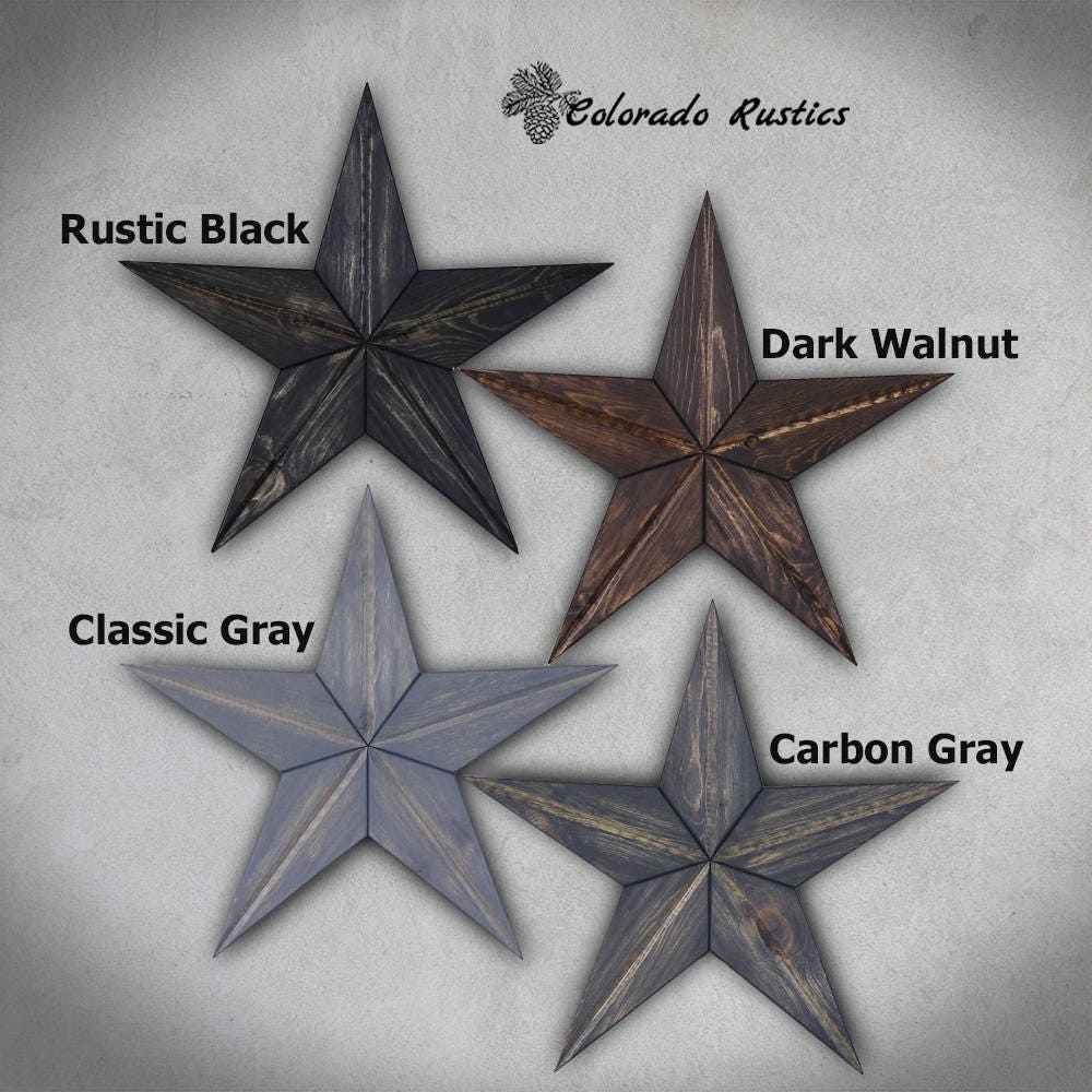 Rustic Star Wood Wall Art Texas Star Décor Country Star Etsy