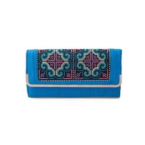Ethnic Clutch Wallet for Women With Vintage Hmong Hill Tribe ...