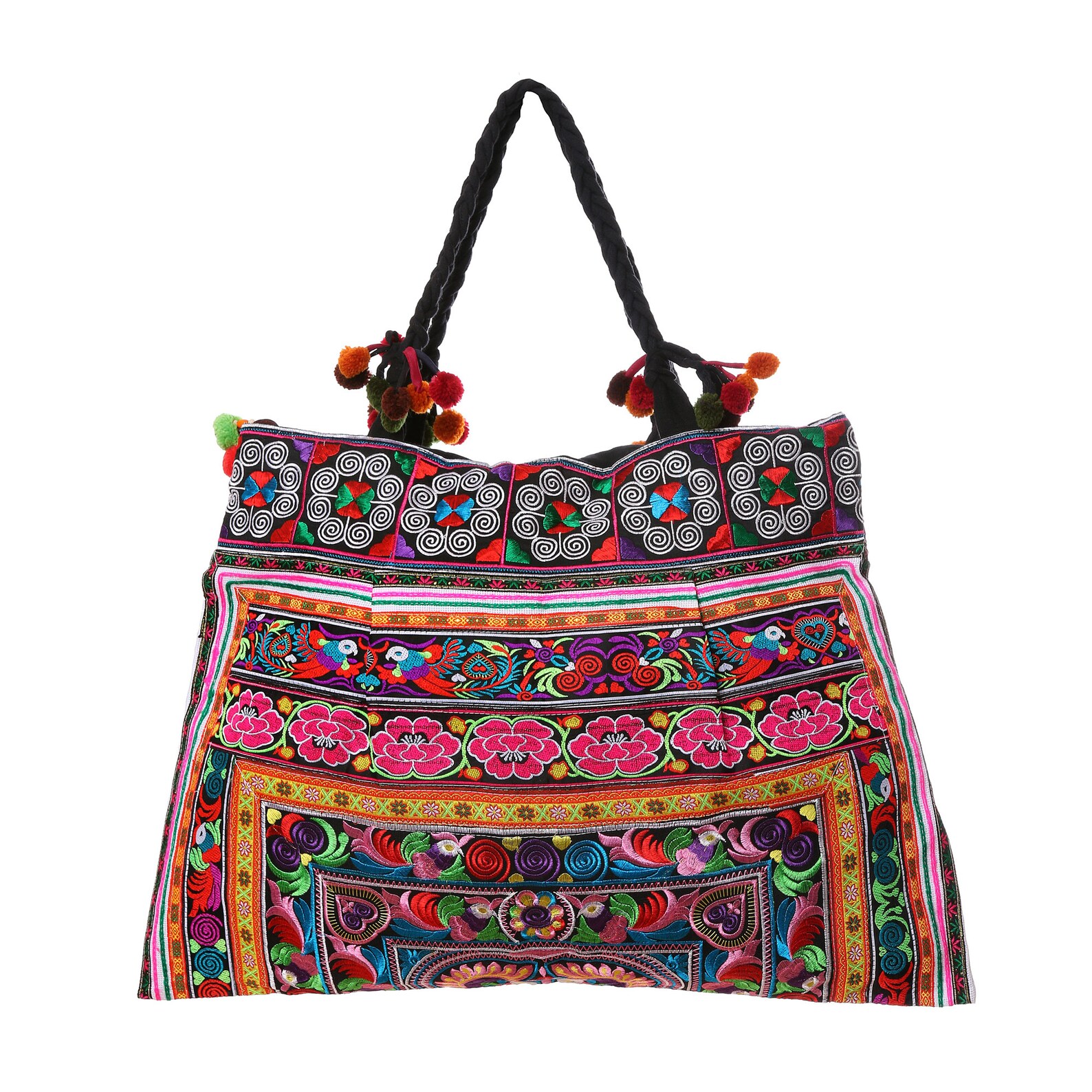 Multicolor Floral Tribe - Sustainably Made Tote Bag