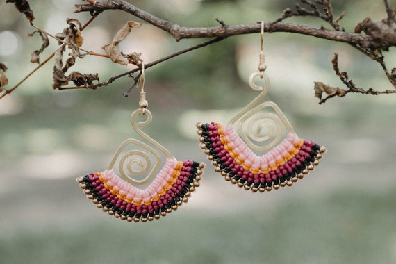 Boho Earrings for Women Tribal Earrings Unique Earrings From