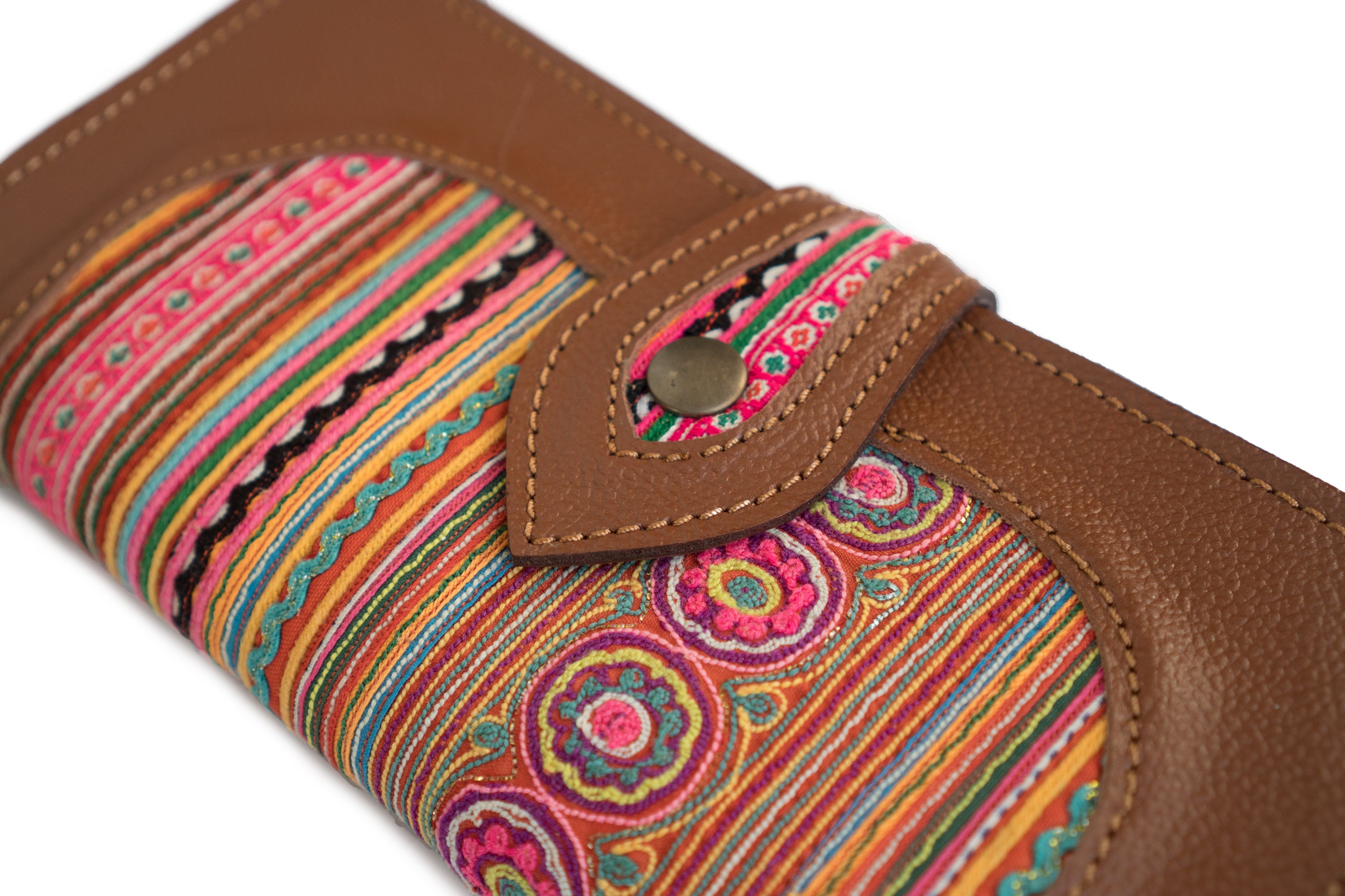 Vintage Boho Wallet for Women One of a kind Wallet with Hmong Etsy