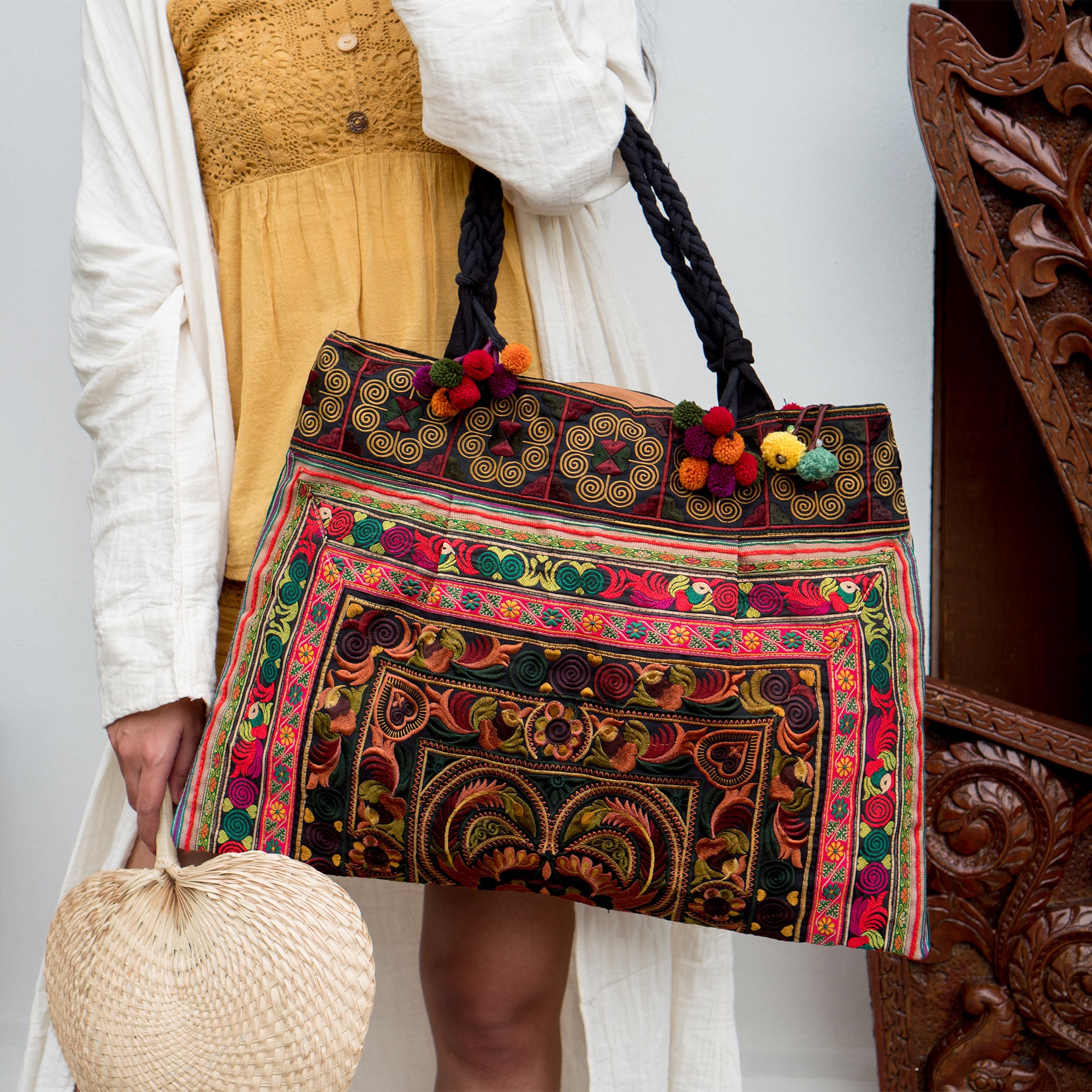 バッグ Mt.hill Tote Bag With Concho Mt.hill Tote Bag｜Mt.hill Silver & Leather