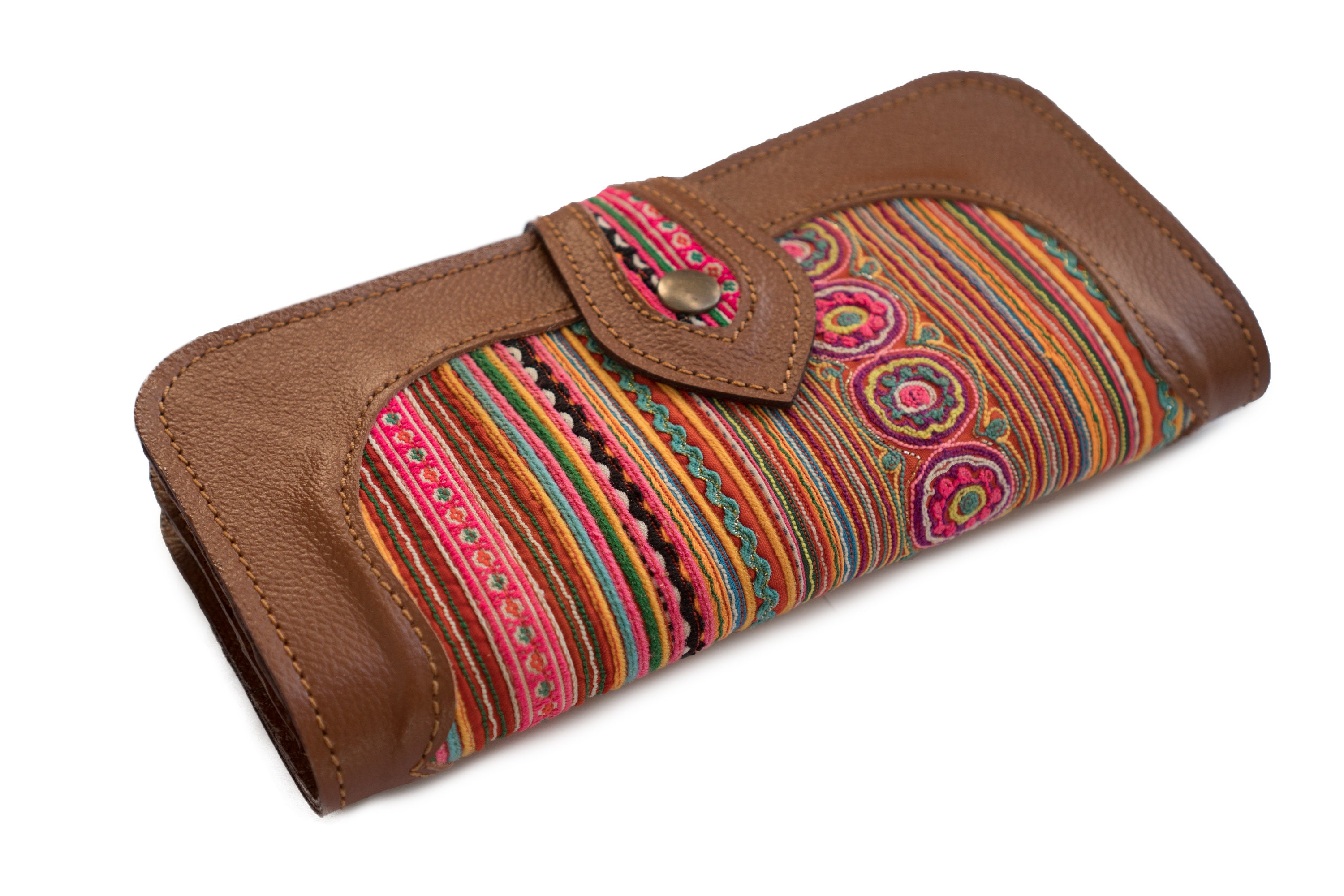 Vintage Boho Wallet for Women One of a kind Wallet with Hmong Etsy
