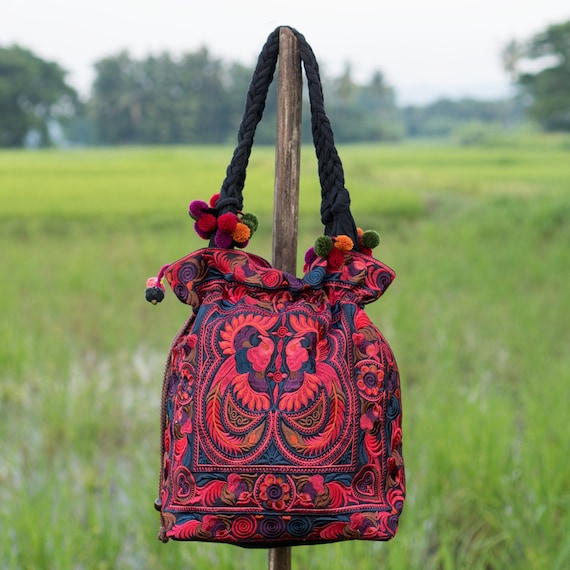 Mushroom Boho Bag | Psychedelic Hippie Purse | Soul Flower