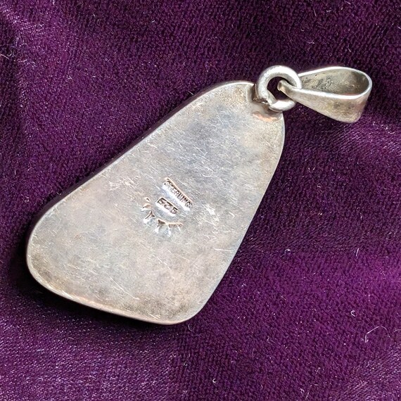 Turquoise Sterling Silver Pendant - image 3