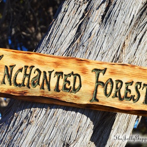 Enchanted Forest Sign Once Upon a Time Sign Fairytale Gift | Etsy