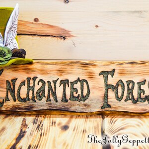 Enchanted Forest Sign Once Upon a Time Sign Fairytale Gift | Etsy