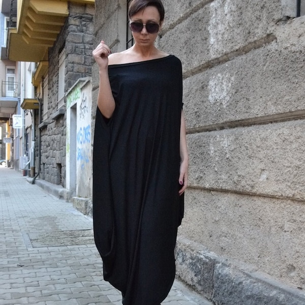 Maxi Dress Women, Top Tunic, Kaftan, Asymmetrical Dress, Draped dress, Oversize Tunic, Maxi Dress, Zen Draped Tunic, Dress for events