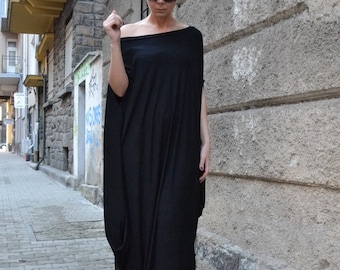 Maxi Dress Women, Top Tunic, Kaftan, Asymmetrical Dress, Draped dress, Oversize Tunic, Maxi Dress, Zen Draped Tunic, Dress for events