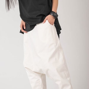 Harem Pants Women Men/ Unisex Drop Crotch Pants/ Denim Pants/ Hippie Pants/ Baggy Pants/ Boho Pants/ Cotton pants/ Yoga Pants/ Jeans/ Pants