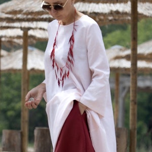 Flowy linen tops top