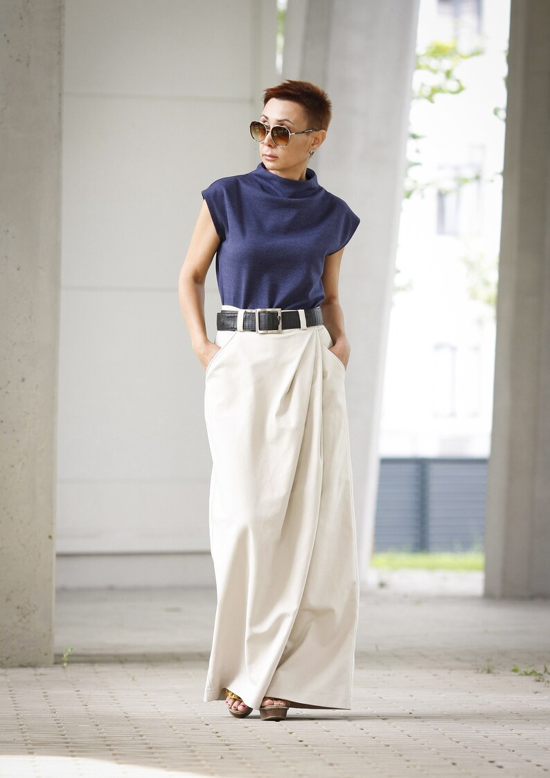 NEW/ Trousers women/ Pants women/ High waist trousers/ Wrap image 1